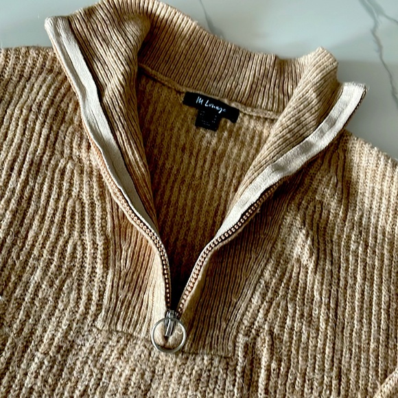 ASOS M Lounge Oversized High Neck Half Zip Sweater - Picture 6 of 6